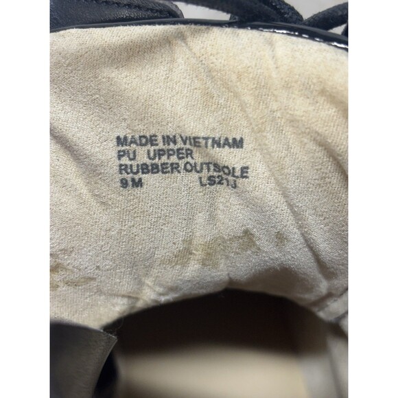 MICHAEL KORS womens Aliatair Bootie classic combat black /brown size 9 - Picture 10 of 12